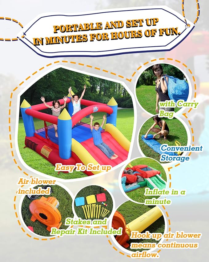 Jump and Vibe Castle Slide